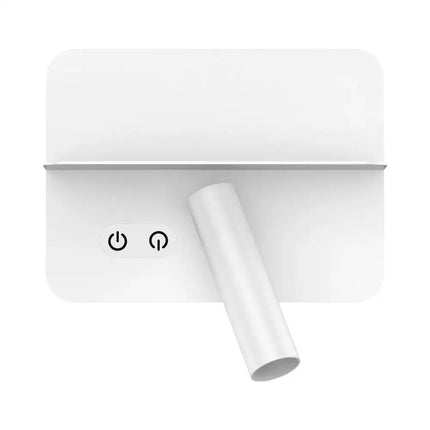 Domus CHARGE-02 - 4.5W LED Interior Bedside Focus & Backlit Wall Light With Dimmable Touch Switch & USB Charging IP20 3000K-INDOOR-Domus Lighting