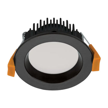 Domus Deco 8 TRIO/DALI Round 8W Dimmable LED Tricolour IP44 Downlight - Black/White/Aluminium - LED downlight