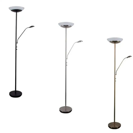 Domus EDEN - Dimmable LED Mother & Child Uplighter Floor Lamp - 3000K - FLOOR LAMPS