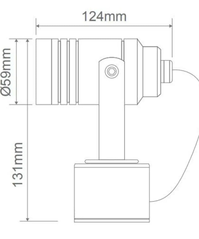 Domus ELITE - GU10 LED Exterior Wall Spot Light IP54-OUTDOOR-Domus