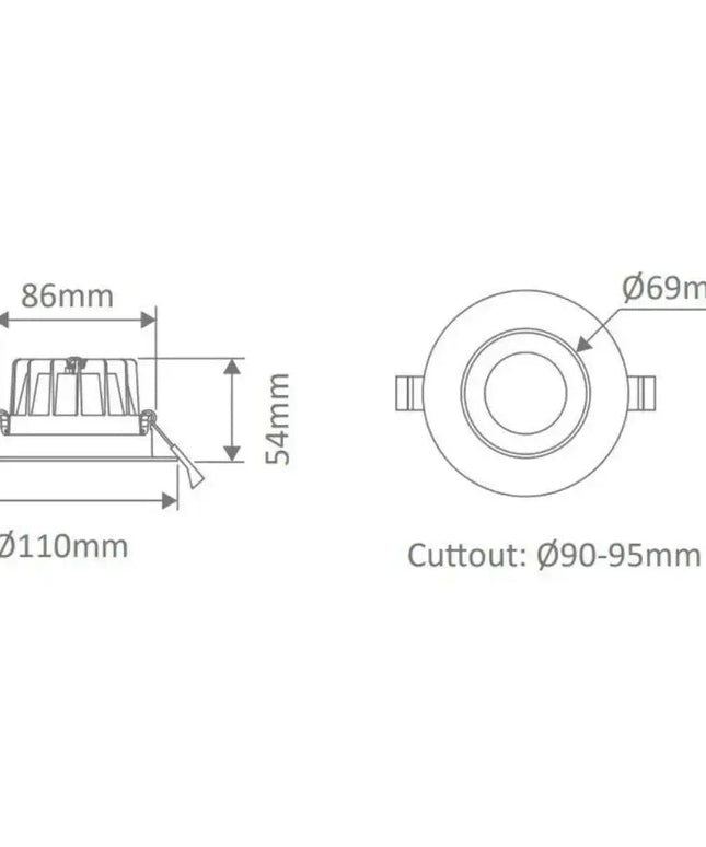 Domus EXPO- 10W/25W/35W Colour Switchable Polished Reflector LED Downlight 240V - TRIO Domus, DOWNLIGHTS, domus-expo-10w-25w-35w-colour-switchable-polished-reflector-led-downlight-240v-trio