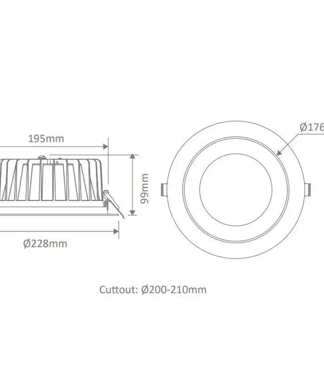 Domus EXPO- 10W/25W/35W Colour Switchable Polished Reflector LED Downlight 240V - TRIO Domus, DOWNLIGHTS, domus-expo-10w-25w-35w-colour-switchable-polished-reflector-led-downlight-240v-trio