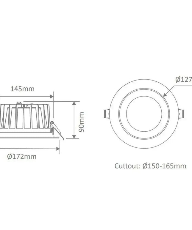 Domus EXPO- 10W/25W/35W Colour Switchable Polished Reflector LED Downlight 240V - TRIO Domus, DOWNLIGHTS, domus-expo-10w-25w-35w-colour-switchable-polished-reflector-led-downlight-240v-trio