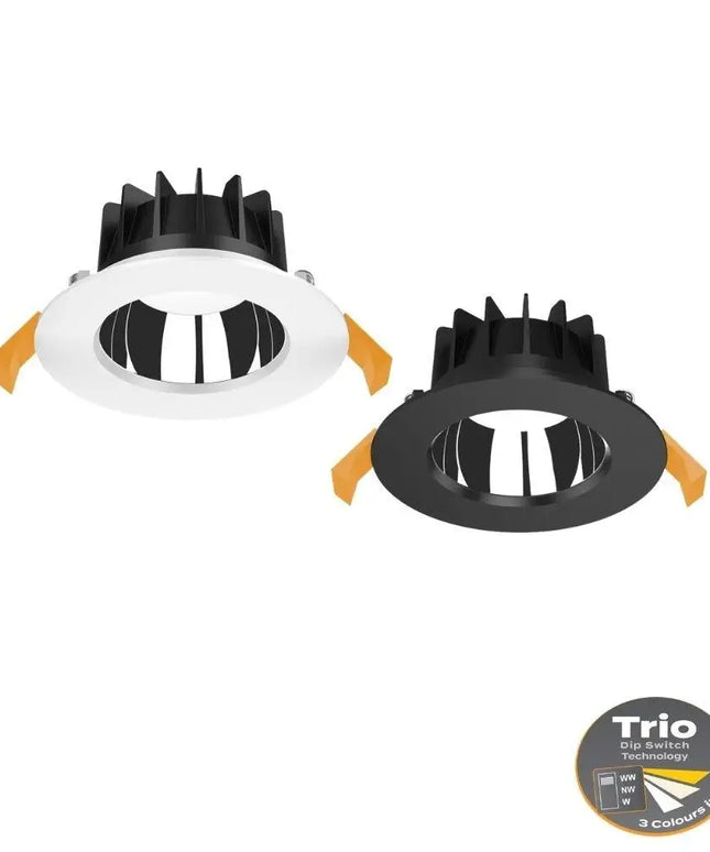 Domus EXPO- 10W/25W/35W Colour Switchable Polished Reflector LED Downlight 240V - TRIO Domus, DOWNLIGHTS, domus-expo-10w-25w-35w-colour-switchable-polished-reflector-led-downlight-240v-trio