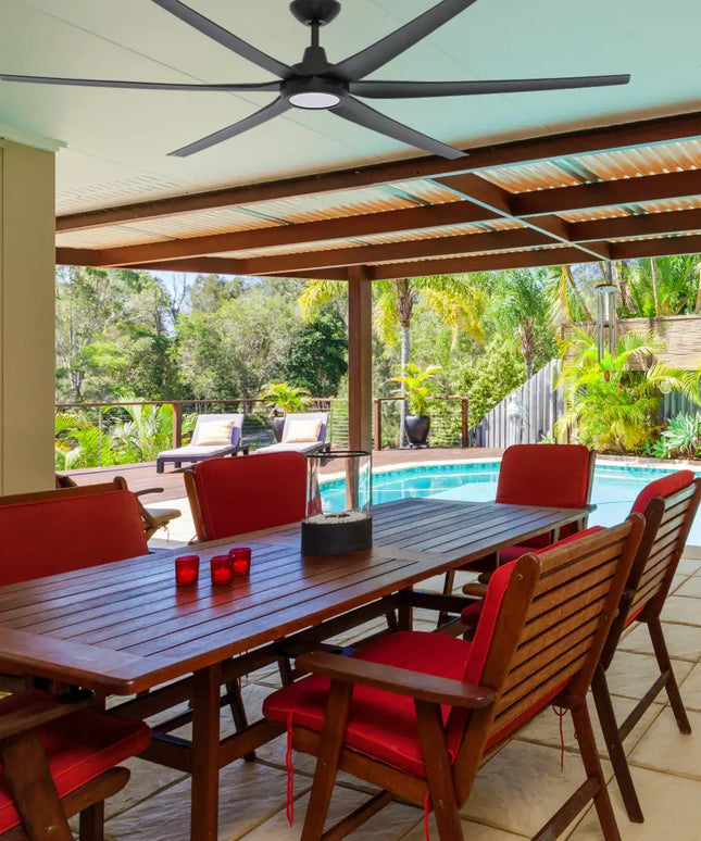 Domus Glide 80’’ DC Ceiling Fan with Remote Control + CCT LED Light - Ceiling Fan