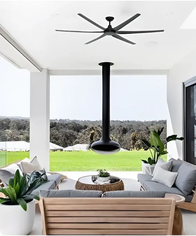 Domus GLIDE SMART - 6 Blade 80" (2030mm) DC Ceiling Fan with Optional Light Kit-Ceiling Fan-Domus Lighting