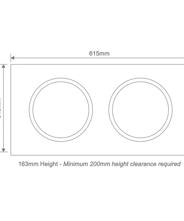 Domus Infinity White 6-In-1 Premium PTC Bathroom Heater - FANS