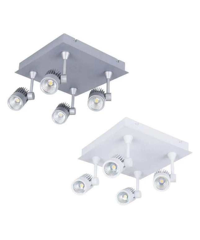 Domus JET-4SQ - 4 x 10W LED Spotlight Square-INDOOR-Domus