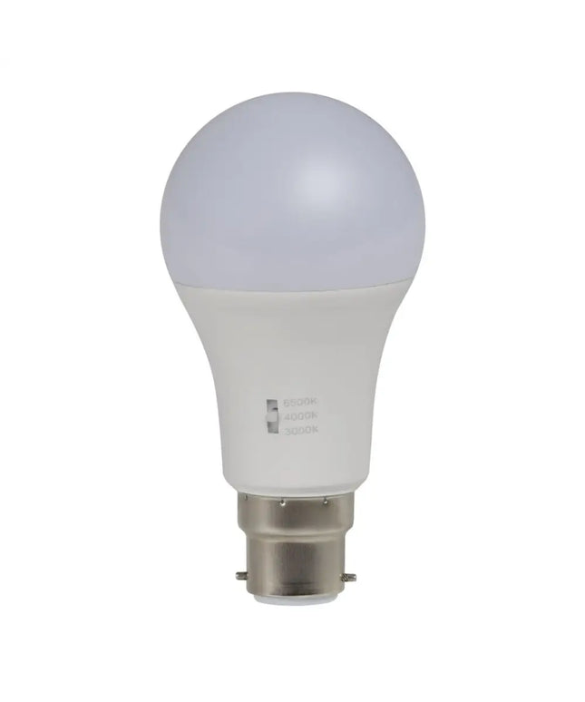 Domus KEY GLS TRIO - 12W LED Dimmable Tri-Colour GLS Shape Frosted Globe - B22/E27-GLOBES-Domus