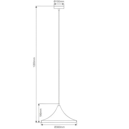 Domus LAYA-360 - 1 Light Pendant - White - PENDANTS