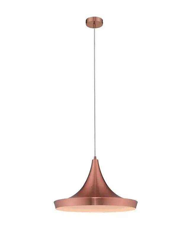 Domus LAYA-460 - 1 Light Pendant - Brushed Copper - PENDANTS