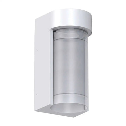 Domus MILEY - 10W LED Tri-Colour Modern Exterior Downward Wall Light IP65 - White - OUTDOOR