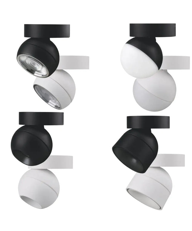 Domus MOON-SM - 6/9W LED Power/Tri-Colour Switchable Dimmable Surface Mount Downlight-DOWNLIGHTS-Domus Lighting