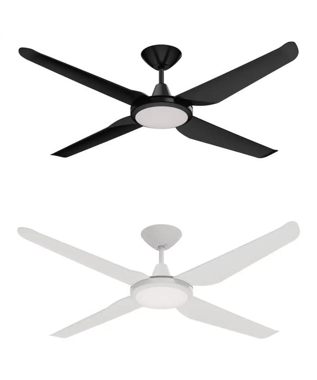 Domus MOTION-52-LIGHT - 4 Blade 52" DC Ceiling Fan with Switchable CCT LED Light Domus, FANS, domus-motion-52-light-4-blade