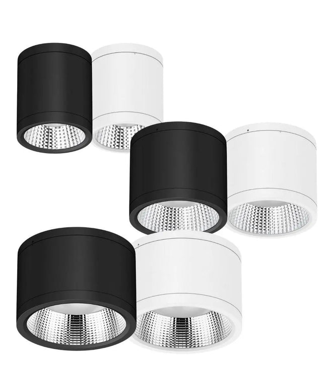 Domus NEO-PRO-SM - 13W/25W/35W LED Tri-Colour Dimmable Surface Mount Downlight IP65-DOWNLIGHTS-Domus Lighting