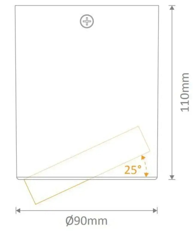 Domus NEO-SM-TILT-TRIO - 10W/20W LED Tri-Colour Dimmable Tiltable Surface Mount Downlight-DOWNLIGHTS-Domus Lighting