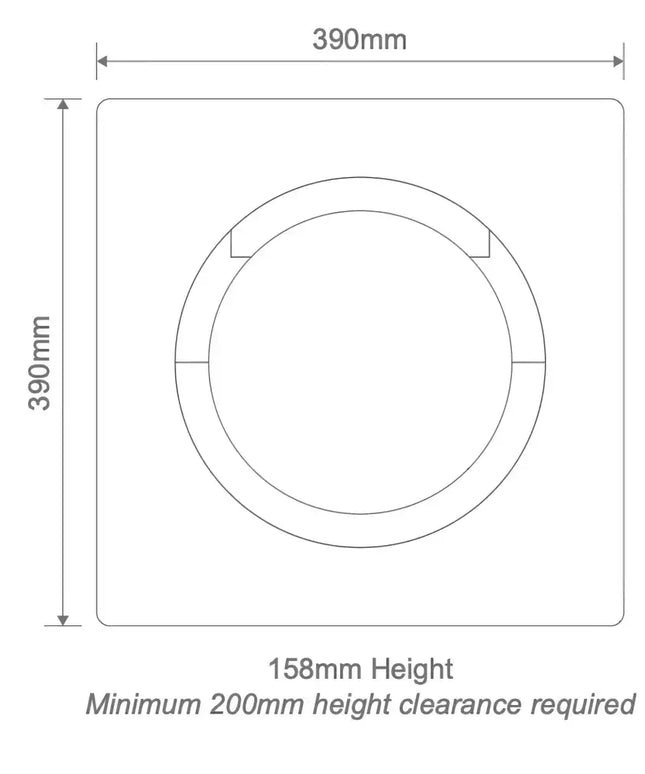 Domus Orbis 4-In-1 Retrofit PTC Bathroom Heater - FANS