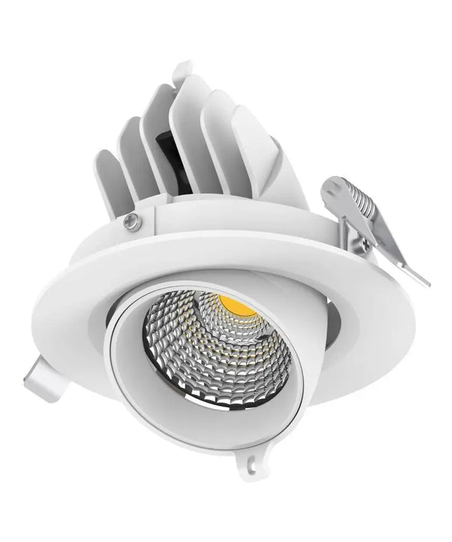Domus SCOOP-13-TRIO - Round 13W Adjustable LED Tri-Colour Dimmable Downlight 240V - TRIO Domus, DOWNLIGHTS, domus-scoop-13-trio-round-13w-adjustable-led-tri-colour-dimmable-downlight-240v-tri