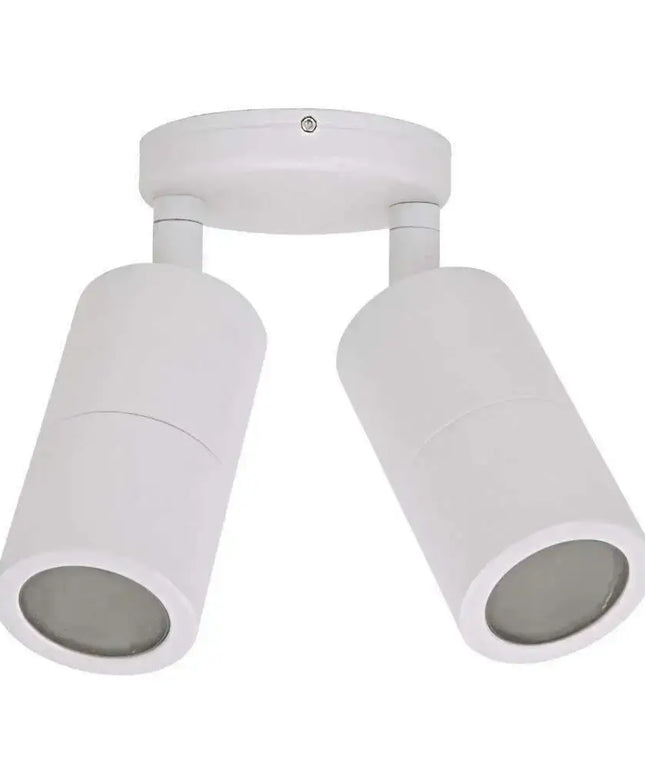 Domus SHADOW-2-ADJ - 2x6W GU10 Exterior Adjustable LED Spotlight IP65-OUTDOOR-Domus