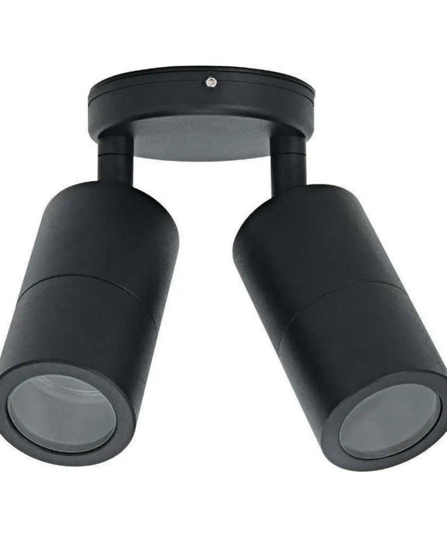 Domus SHADOW-2-ADJ - 2x6W GU10 Exterior Adjustable LED Spotlight IP65-OUTDOOR-Domus