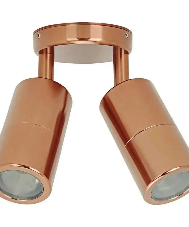 Domus SHADOW-2-ADJ - 2x6W GU10 Exterior Adjustable LED Spotlight IP65-OUTDOOR-Domus