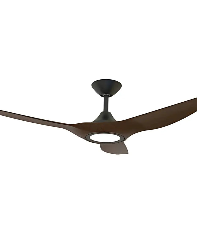 Domus Strike 48’’ DC Ceiling Fan with Remote Control + CCT LED Light - Walnut - Appliances > Fans > Ceiling Fans