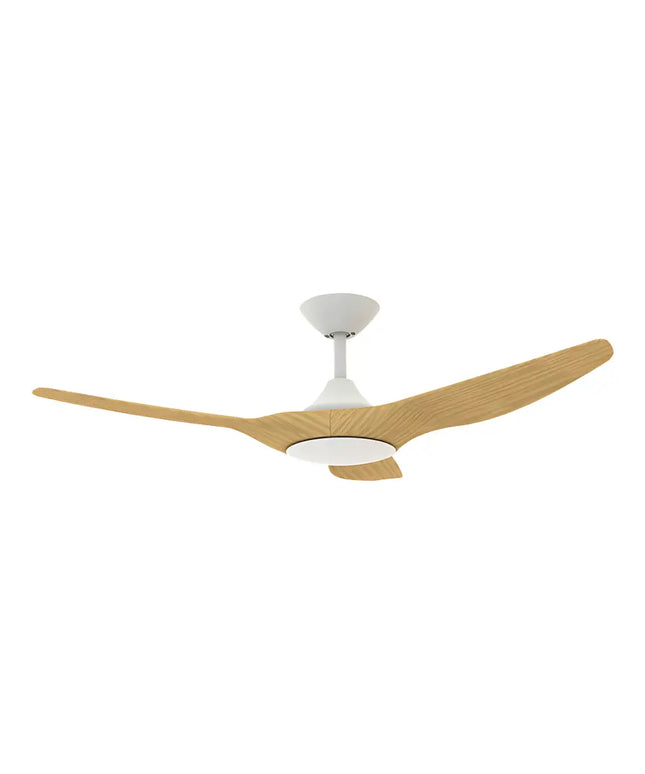 Domus Strike 48’’ DC Ceiling Fan with Remote Control | White Oak - Appliances > Fans > Ceiling Fans