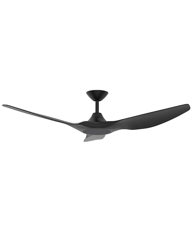Domus Strike 60" matt black ceiling fan