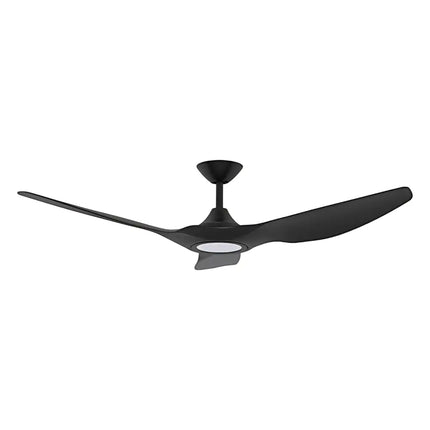Domus Strike 60’’ DC Ceiling Fan with Remote Control + CCT LED Light - Black - Appliances > Fans > Ceiling Fans