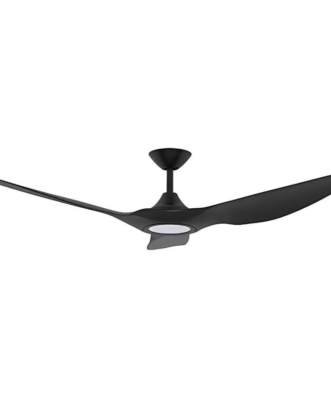 Domus Strike 60’’ DC Ceiling Fan with Remote Control + CCT LED Light - Black - Appliances > Fans > Ceiling Fans