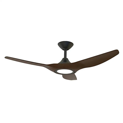 Domus Strike 60’’ DC Ceiling Fan with Remote Control + CCT LED Light - Walnut - Appliances > Fans > Ceiling Fans