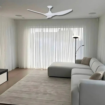 Domus Strike 48’’ DC Ceiling Fan with Remote Control | White - Appliances > Fans > Ceiling Fans