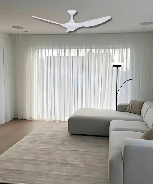 Domus Strike 48’’ DC Ceiling Fan with Remote Control | White - Appliances > Fans > Ceiling Fans