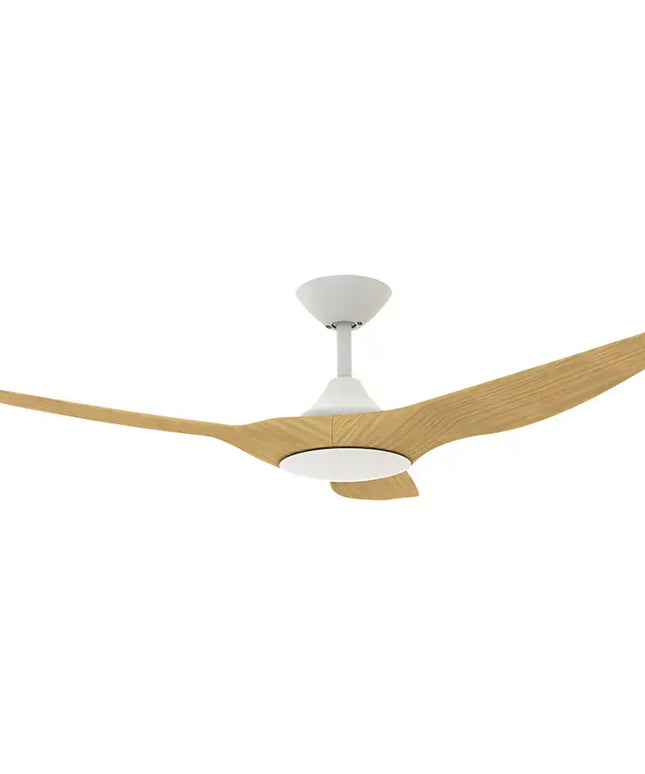 Domus Strike 48’’ DC Ceiling Fan with Remote Control | White Oak - Appliances > Fans > Ceiling Fans