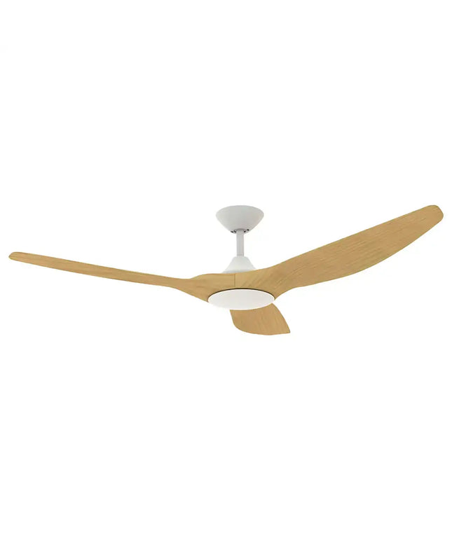 Domus Strike 60" white oak ceiling fan