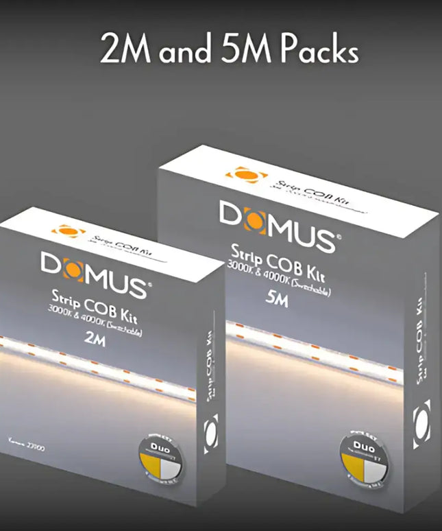 “Domus 2M COB Strip Light Kit Duo CCT with dual color temperature, perfect for Australian homes.”