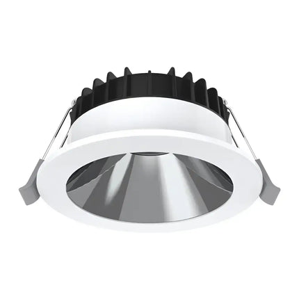 Domus Swap Deep 8W White Chrome TRIO LED Downlight - 90mm cut out - Home & Garden > Lighting > Ceiling Lights