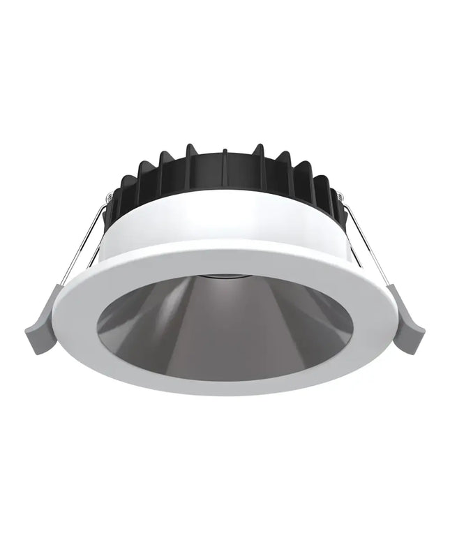 Domus Swap Deep 8W White Gunmetal TRIO LED Downlight - 90mm cut out - Home & Garden > Lighting > Ceiling Lights
