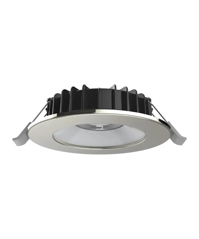 Domus Swap Sleek 8W Satin Chrome TRIO LED Downlight - 90mm cut out - Home & Garden > Lighting > Ceiling Lights