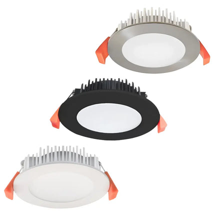 Domus Tek Tri-Colour Dimmable LED Downlight 13W for kitchen and bathroom lighting