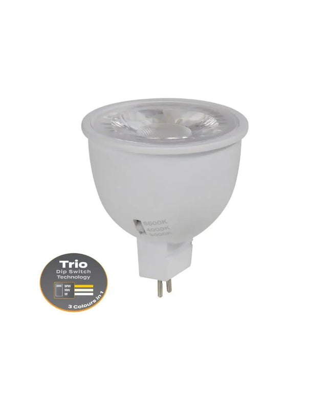 Domus KEY MR16 TRIO- 6W = 35W LED 12V DC Tri-Colour MR16 Globe-GLOBES-Domus