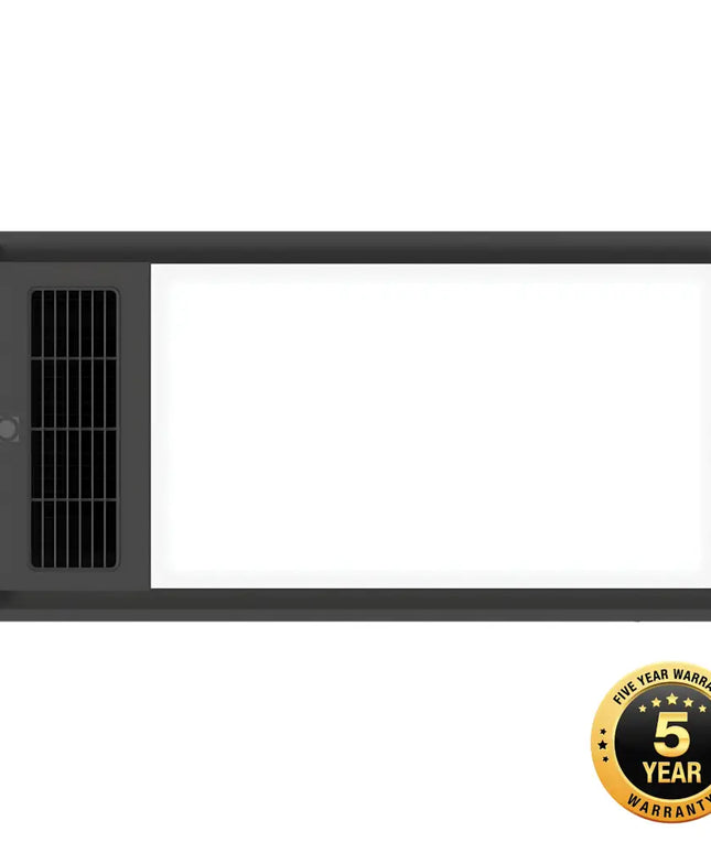 Domus Tropix Black 4-In-1 PTC Bathroom Heater - FANS