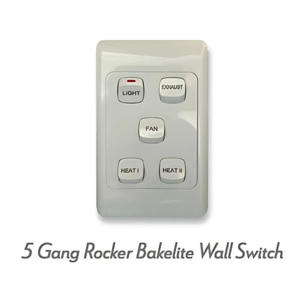 Domus Tropix White 4-In-1 PTC Bathroom Heater - FANS