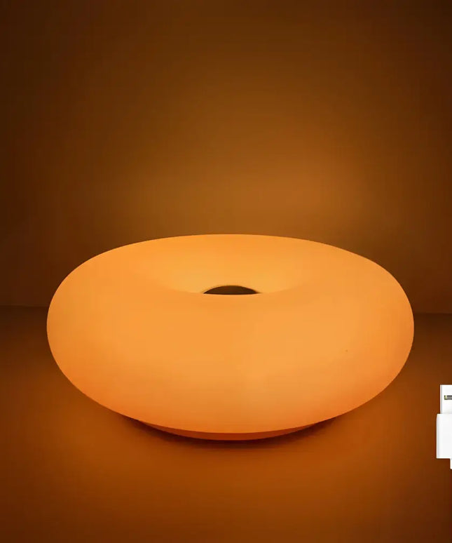 Donut Table Lamp with USB Plug for Ambient Lighting