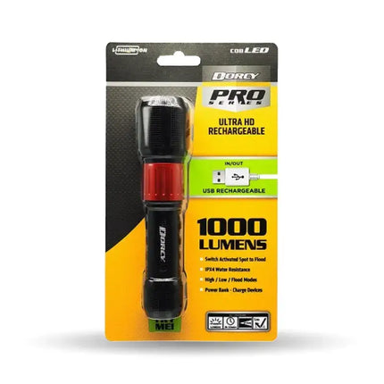 DORCY 1000 Lumens Flashlight - Outdoor Recreation > Camping > Camping Lights & Lanterns