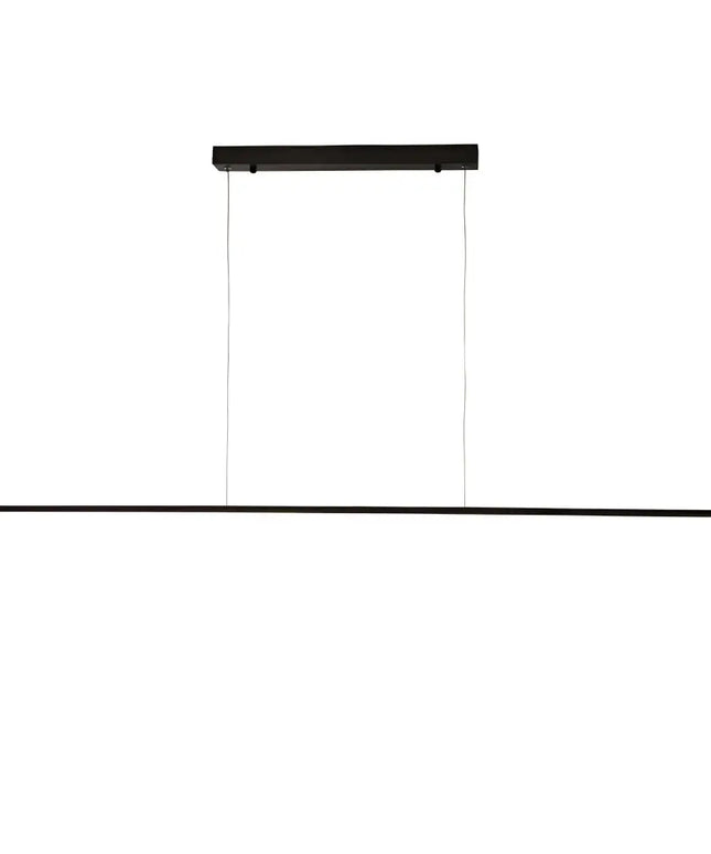 Edge Black Tri-Colour Dimmable LED Linear Pendant.