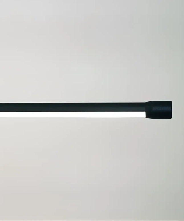 Edge Black Tri-Colour Dimmable LED Linear Pendant.
