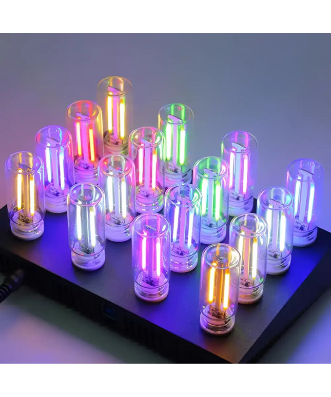 USB Touch Control LED Night Light with Edison Filament Bulb for DIY Bedroom Decor