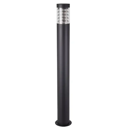 Elanora Exterior Long Bollard ES Black IP44 1000mm - CLA1615LBL-Bollard Lights-CLA Lighting