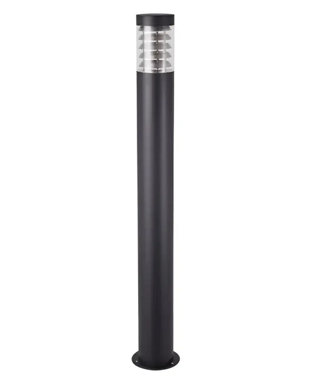 Elanora Exterior Long Bollard ES Black IP44 1000mm - CLA1615LBL-Bollard Lights-CLA Lighting